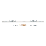 RGRB19U - Barra de Conexión a Tierra / 19' (483 mm) / 20 Orificios / Tornillos #12-24 Incluidos / EIA-310 / TIA-942