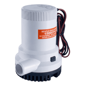 SFBP1-G1500-01 - Bomba de Achique / 1500 GPH (5678 LPH) / 12V CD / Filtro Extraíble / Alta Eficiencia / Diseño Compacto