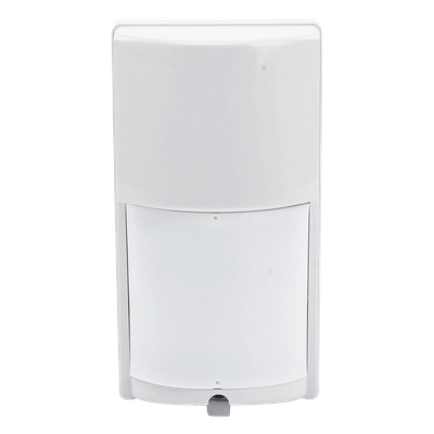 LX-402 - Sensor PIR / Interior y Exterior / Cobertura 12 x 15 m (39.4 x 49.2 ft) / Alámbrico / Doble Blindaje / Selector Día/Noche
