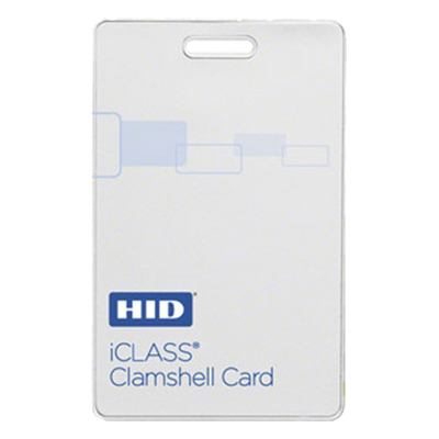 ICLASS208026 - Tarjeta de Proximidad iClass / 26 Bits / Memoria 2K / Formato Clamshell Grueso / Programación Aleatoria