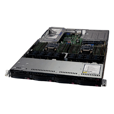 RBHW/DBG - Servidor Rack / Xeon Silver 8-Core / 32GB DDR4 ECC / 8TB SATA + 4 Bahías Hot-Swap / GPU RTX A4000 16GB / 1U / Fuente Redundante 850W Titanium