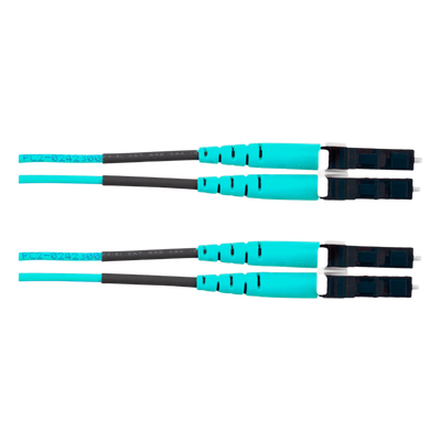 FZ2ERLNLNSNM040 - Jumper de Fibra Óptica / Multimodo OM4 50/125 µm / LC Dúplex / OFNR Riser / 40 m (131.2 ft) / Ultra Baja Pérdida 0.10 dB