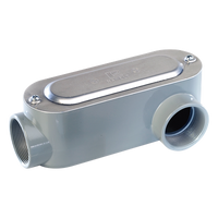 OLL-2987C - Caja de Registro Ovalada / Tipo LL / 1/2" (12.7 mm) / Aluminio Diecast / NPT / Hermética