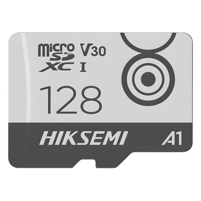 HS-TF-M1/128G - Tarjeta MicroSD / 128 GB / Lectura 100 MB/s / Escritura 90 MB/s / Clase 10 U3 V30 / TLC NAND / Videovigilancia Móvil 24/7 / -25°C a 85°C