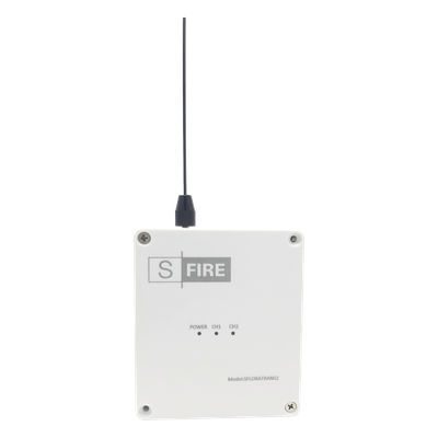 SF-LORA-TRANS - Transmisor Inalámbrico / 2 Contactos Secos NA / Alcance 2500 m (8202.1 ft) / 433.92 MHz / Antena 190 mm / -20°C a +80°C