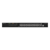 RG-ES126FGS-LP - Switch PoE+ No Administrable / 24 Puertos 10/100 PoE+ / 2 Uplinks Gigabit / 1 SFP Combo / 180W / 8.8 Gbps / 1U