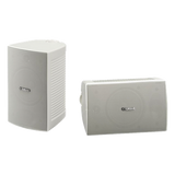 VS4W - Altavoz de Montaje en Pared / 2 Vías / Woofer 4 in / Tweeter 1 in / IPX3 / 8 Ohms / 70/100V / Color Blanco / Par