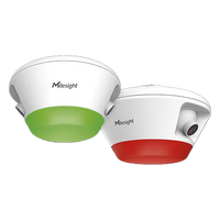 PM3322-E - Sensor de Ocupación de Aparcamiento con IA / Doble Lente / 6 Espacios / Precisión 99.9% / Indicador Multicolor / Reconocimiento de Matrícula