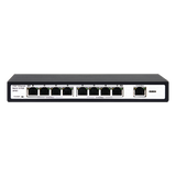 ET-1008EPE - Switch PoE / 100 Metros PoE / 8 puertos 802.3af/at ( 132.5 W ) 10/100Mbps + 1 puerto Uplink
