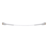 UC-PATCH-RJ45 - Cable Patch Ethernet Cat6 / 22 cm (0.72 ft) / Conector RJ45 Flexible / Diámetro 5.5 mm / 10 Gbps / Blanco