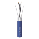 3320-2106 - Bobina de 305 Metros (1000 Pies) / Cable 2 x 22 AWG / Color Azul / Blindado / Plenum / Trenzado para Aplicaciones de Transmisión de Datos a Alta Velocidad para Automatización, EIA-485, BACnet y Otros Sistemas de Comunicación