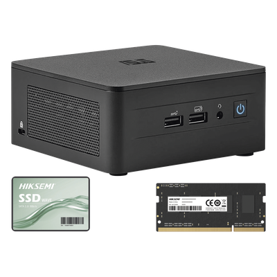 NUCASI713I16G512G - Mini PC / Core i7-1360P / 16 GB DDR4 3200 MHz / SSD NVMe 512 GB / Sin Sistema Operativo / Soporte Multipantalla