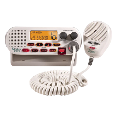 MRF45D - Radio Móvil Marino VHF Clase D / 25 W / 156.050-163.275 MHz / Canales Internacionales, Canadá y EE.UU. / DSC / Dual-Watch / 15.9 cm (6.25 in) Compacto