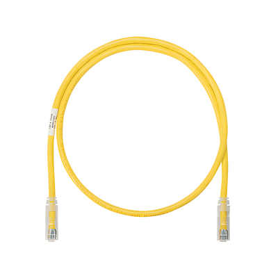 NK6PC3YLY - Cable de Parcheo UTP / Cat 6 / 24 AWG / 0.90 m (3 ft) / T568B / Amarillo