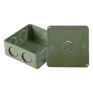 ATUP-100CYT - Caja Cuadrada con Tapa / PVC Conduit 1 pulgada / Norma NMX-E-012 / Autoextinguible / Aislante Eléctrico