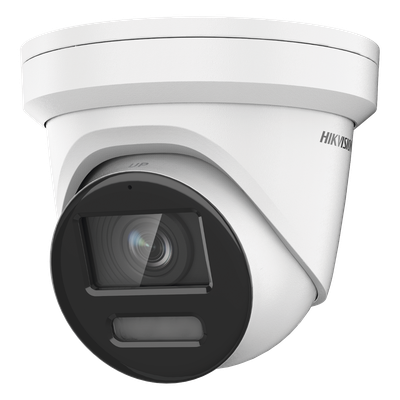 DS-2CD3387G2-LSU(C) - Turret IP 8 Megapixel / Imagen a color 24/7 / Lente 2.8 mm / Micrófono Integrado /Luz Blanca 40 mts / Exterior IP67 / Micrófono Integrado / WDR 130 dB / Entrada y salida de Audio y Alarma / Onvif / MicroSD