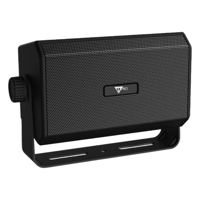 TX-81 - Altavoz Externo Compacto / 10W 8 Ohm / Perfil Bajo / Soporte Ajustable 180° / Conector 3.5 mm / Compatible CB GMRS Marina Radioafición