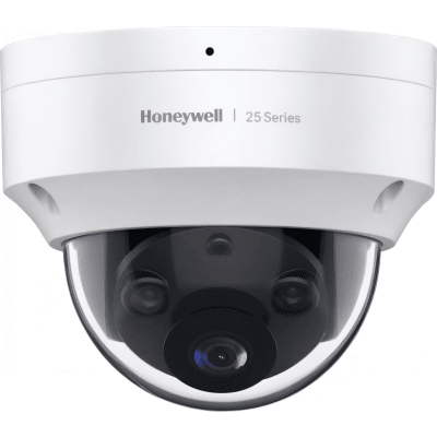 HC25C44R1V - Cámara Domo IP / 4 Megapixel / Dual Light 30 m (98.4 ft) / WDR 90 dB / IP66 IK10 / Micrófono Integrado / PoE