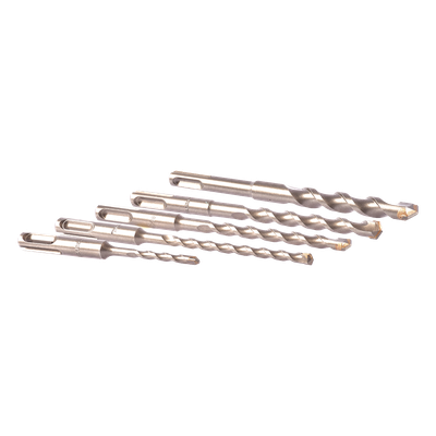 D07973 - Juego de Brocas SDS PLUS / 5 Piezas / 3/16 a 1/2 Pulgada / Para Concreto