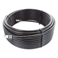 RG-58-BNC-29 - Jumper Coaxial / Tipo RG58 / 29 m (95.14 ft) / Conectores BNC Macho / 75 Ω / Color Negro