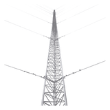 KTZ-30G-009P - Kit de Torre Arriostrada de Techo de 9 m con Tramo STZ30G Galvanizada por Inmersión en Caliente (No incluye retenida).