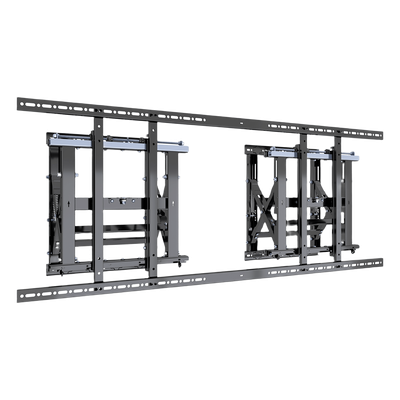 EMVW1600 - Soporte Estructural Modular para Pantallas | Altura Ajustable de 200 mm a 1600 mm | Ancho 600 mm | Profundidad 134 mm a 300 mm | Diseño Metálico| Comp
