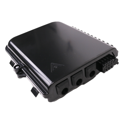 LP-FAT08-3 - Caja de Empalme FTTx / 24 Fusiones / Splitter 1x8 SC/APC / 8 Acopladores SC/APC / IP65 / 3 Entradas Ø 6-12 mm