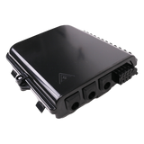 LP-FAT08-3 - Caja de Empalme FTTx / 24 Fusiones / Splitter 1x8 SC/APC / 8 Acopladores SC/APC / IP65 / 3 Entradas Ø 6-12 mm