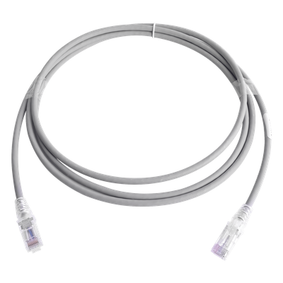 MC6-07-04B - Patch Cord Cat6 UTP / CM/LS0H / 2.13 m (7 ft) / Gris / Versión Bulk