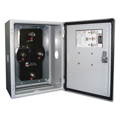 TG-C02 - Acoplador de Impedancias / 2500 Amp / Gabinete Acero Cal. 18 / Conexión 1/2" / 300x400x200 mm / 9.02 kg