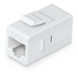 UACC-KEYSTONE-COUPLER-C6 - Acoplador Keystone / Cat6 Pass-Through / 10 Gbps / PoE / Snap-In / Paquete 12 Unidades