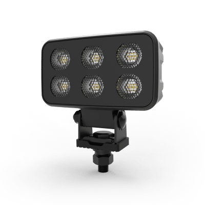 EW2730 - Luz de Trabajo LED Cuadrada / 4630 Lúmenes / 6 LED / 12-24 Vcd / Haz Amplio 64 x 101 mm / IP Resistente a Impactos