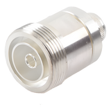 RFD-1631-2L2 - Conector DIN 7-16 Hembra / Anillo Plegable / LP600, LMR-600, 7977A / Bronce Plateado / Teflón