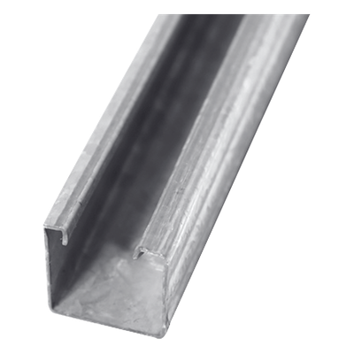 ANC-USR-4X4-GC - Unicanal Sólido / 4 x 4 cm / 3 m (9.8 ft) / Galvanizado en Caliente / Perfil Cuadrado / Estructuras Industriales