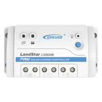 LS-2024-B - Controlador Solar PWM / 20 A / 12/24 VCC / RS-485 / Baterías Gel-AGM-Selladas / Parámetros Configurables