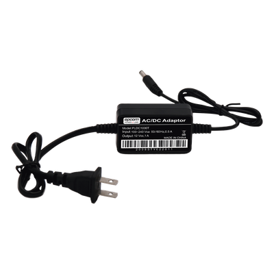 PL-DC-1000T - Adaptador de Pared / 12 VCC 1 A / Entrada Universal 100-240 VCA / Cable 0.5 m Doble Extremo / NEMA 1-15 / Operación 0°C a 40°C