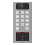 DS-K1T502DBWX-CQR-E1 - Teclado con Lector de QR / Cámara 2 Megapixel / Videoportero Multiapartamento / IP65 & IK09 / PoE / 2 Relays / Control de 2 Puertas