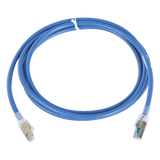 ZM6A-07-06B - Patch Cord Cat6A UTP / CM / 2.13 m (7 ft) / 23 AWG / 10GBASE-T / PoE+ / UL2043 / Azul