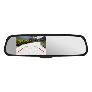 MR-1000 - Espejo Retrovisor con Pantalla LCD / Atenuación Automática / Entradas de Video Duales / Líneas de Estacionamiento