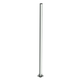 MSC-30A-1.5 - Poste de Acero Galvanizado / 1.5 m (4.9 ft) / Diámetro 3' Cédula 30 / Base 30x30 cm / Incluye Anclas
