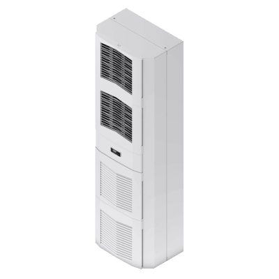 S164046G050 - Aire Acondicionado Industrial / 4000W (13500 BTU/h) / 460V Trifásico / Montaje Múltiple Slim Fit / Acero Gris RAL 7035
