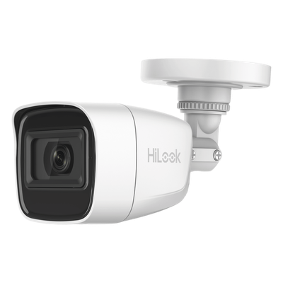 THC-B120-MS - Cámara Bala TURBOHD / 2 Megapixel 1080p / Gran Angular 106.4° / IR EXIR 30 m (98.4 ft) / Audio por Coaxitron / IP66 / 4 Tecnologías