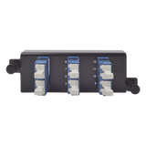 PPM-F-LCU12-01 - Placa Acopladora de Fibra Óptica / 12 Fibras LC Duplex / Monomodo OM3 OM4 / Snap-In / 1U hasta 96 Fibras