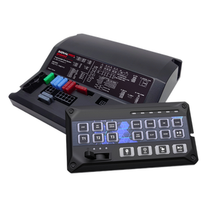 SP204RV2 - Sirena Vehicular / 200W / Amplificador Clase D / 19 Botones / 12 Salidas de Relé / USB Tipo C / Programable