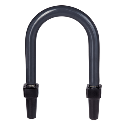 AU-112-PC - Abrazadera U de Pata Larga / Recubrimiento PVC 40 mils / Tubo 1 1/4" (32 mm) / Acero Galvanizado / IK09 / UL 203
