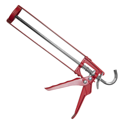 PST-H09-001 - Pistola Calafateadora / 9" (228.6 mm) / Mango Aluminio y Marco Acero / Cartuchos Estándar 216 x 50 mm / Gatillo Ajustable / Espiga Gancho