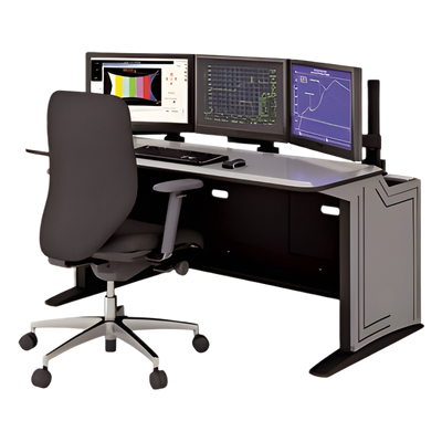 SYS-B4306 - Estación de Monitoreo / 72" (1.83 m) / Diseño Modular / Altura Ajustable / VESA-Compliant / Gestión de Cables Integrada