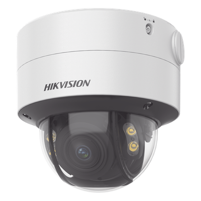 DS-2CD2747G2-LZS(C) - Domo IP / 4 MP / Color 24/7 / Lente Varifocal 3.6-9 mm / Luz Blanca 40 m (131 pies) / WDR 130 dB / IP67 / IK10 / AcuSense / MicroSD 512 GB