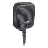 V2-10030 - Micrófono-Bocina para Radio Portátil / Control de Volumen / PTT 1 Millón de Ciclos / Jack 2.5 mm / Cable Espiral 40 lb / Clip 360° / MIL-STD-810