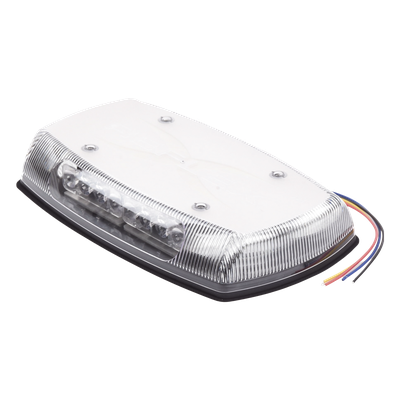 X-5590CB - Mini Barra de Luces LED / Cobertura 360° / Óptica TIR de Largo Alcance / 18 Patrones Flash / IP65 / SAE J845 Clase II / 12-24V DC